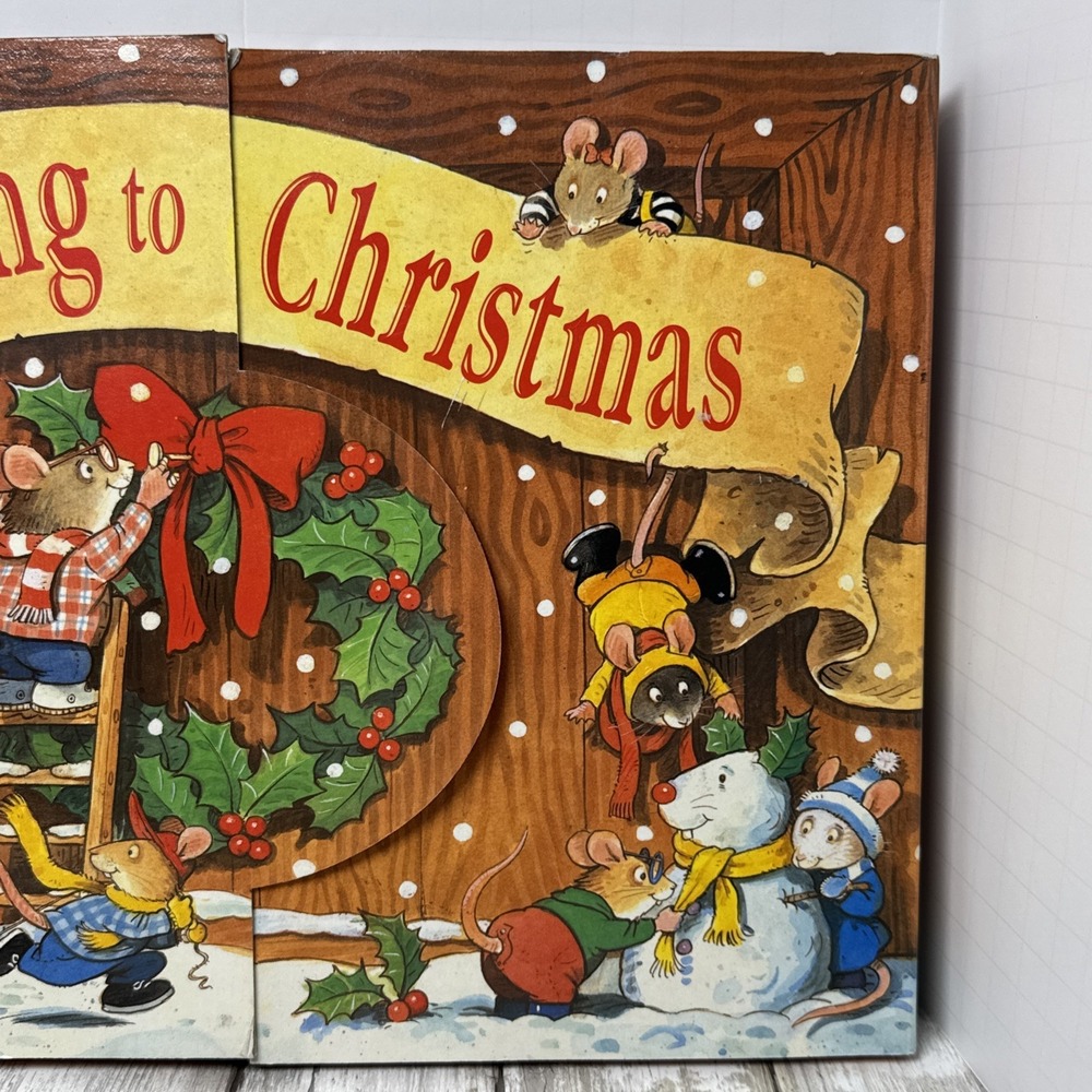 VTG Advent Calendar COUNTING TO CHRISTMAS Mice Gillian Chapman EUC 24 Mini Books - Picture 3 of 16